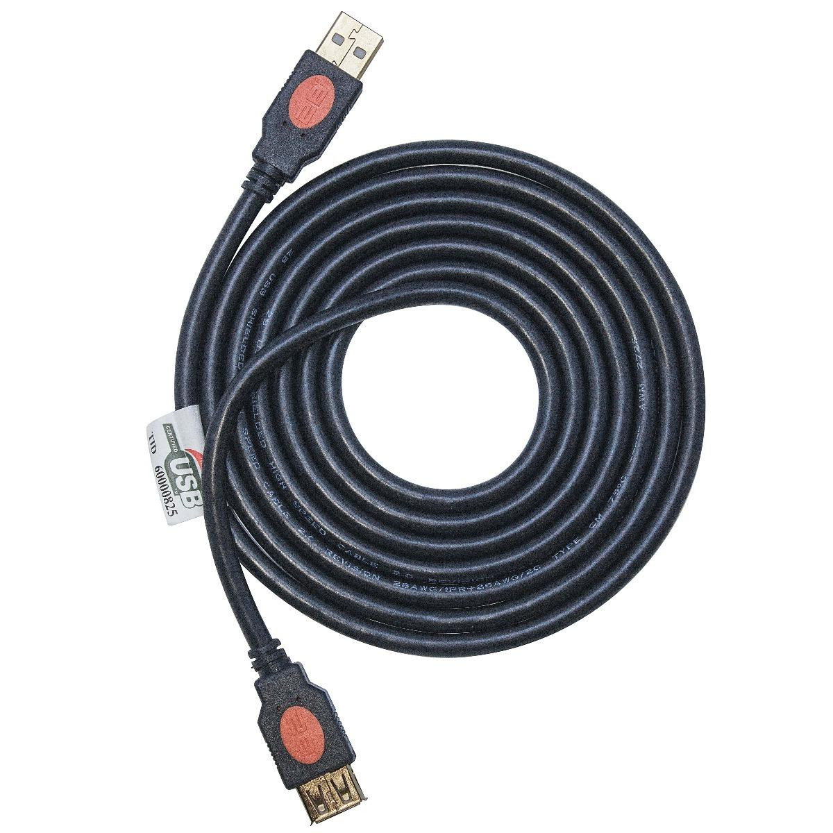 2B (DC015) - USB Extension Cable - USB M/F Gold Plated - 2M-13