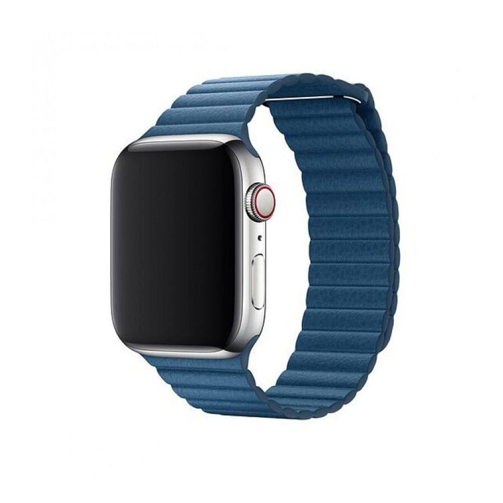 Elegant Leather Loop 44mm - Cape Cod Blue-9