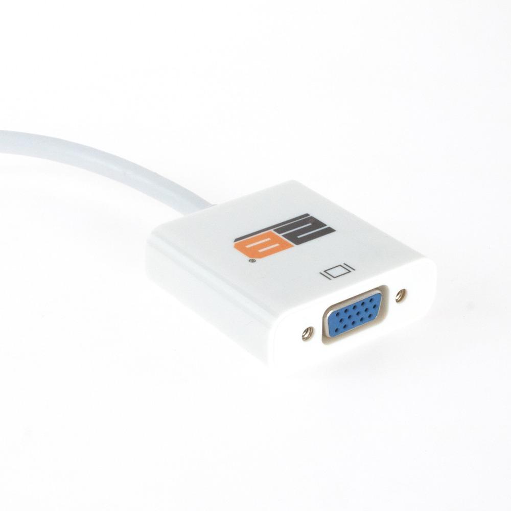 2B (CV039) Converter From Mini Display Port Mini-DB to VGA Adaptor for MAC-7