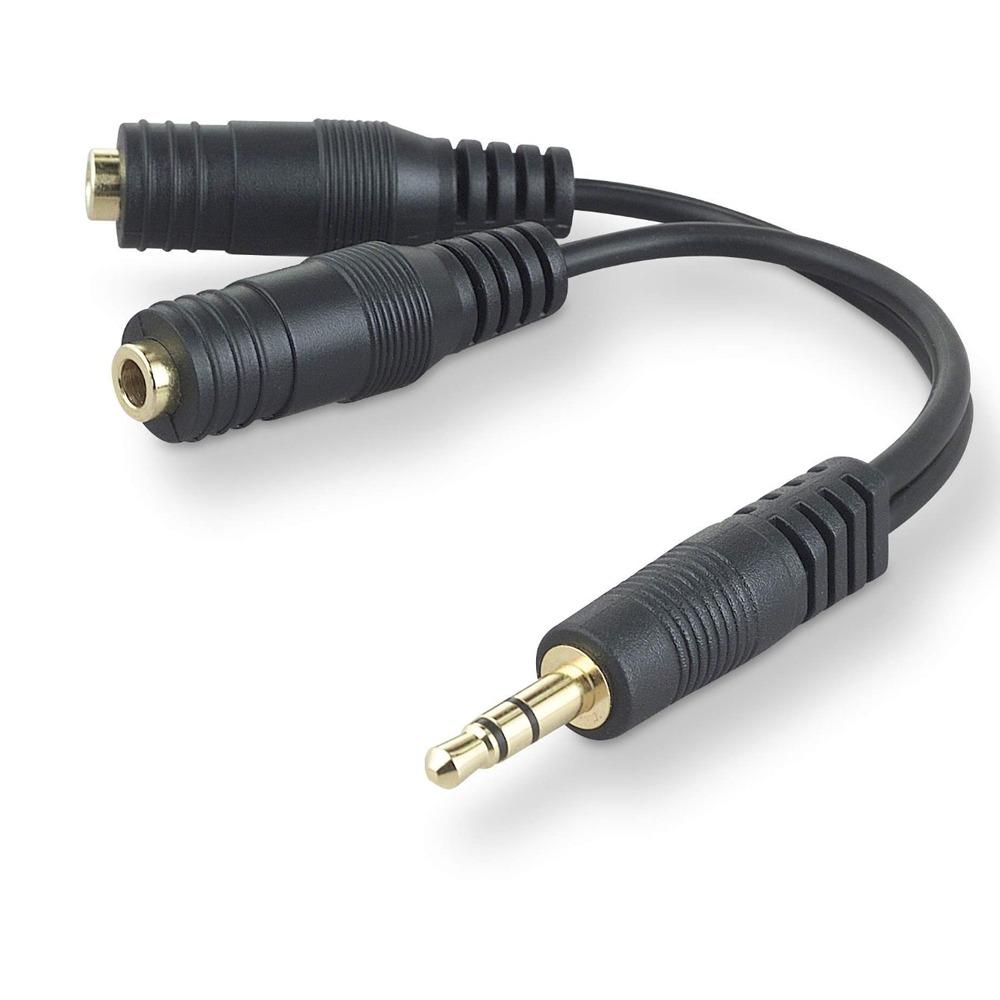 2B (CV113) Cable Two speakers to one sound source - Black-8