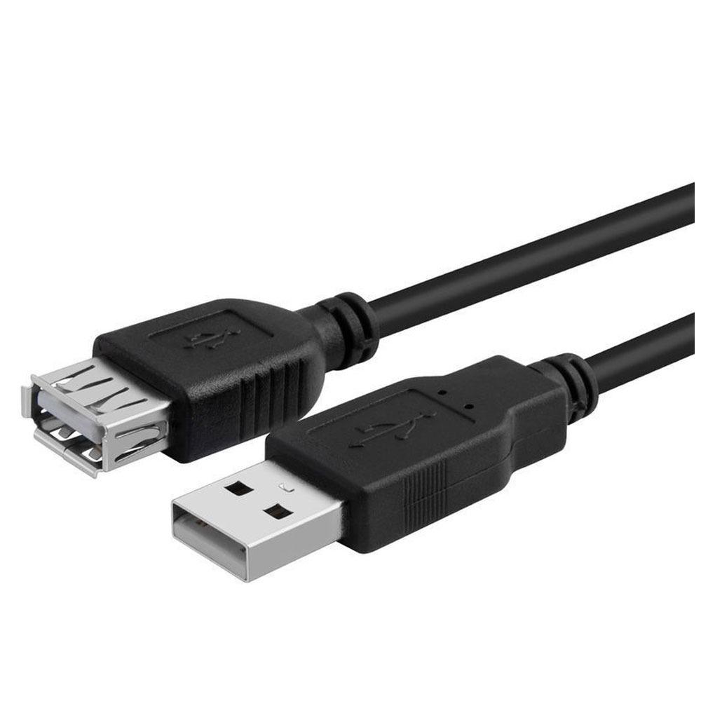 E-train USB 2.0 A Male to A Female Active Extension Cable - 5M - Black-7