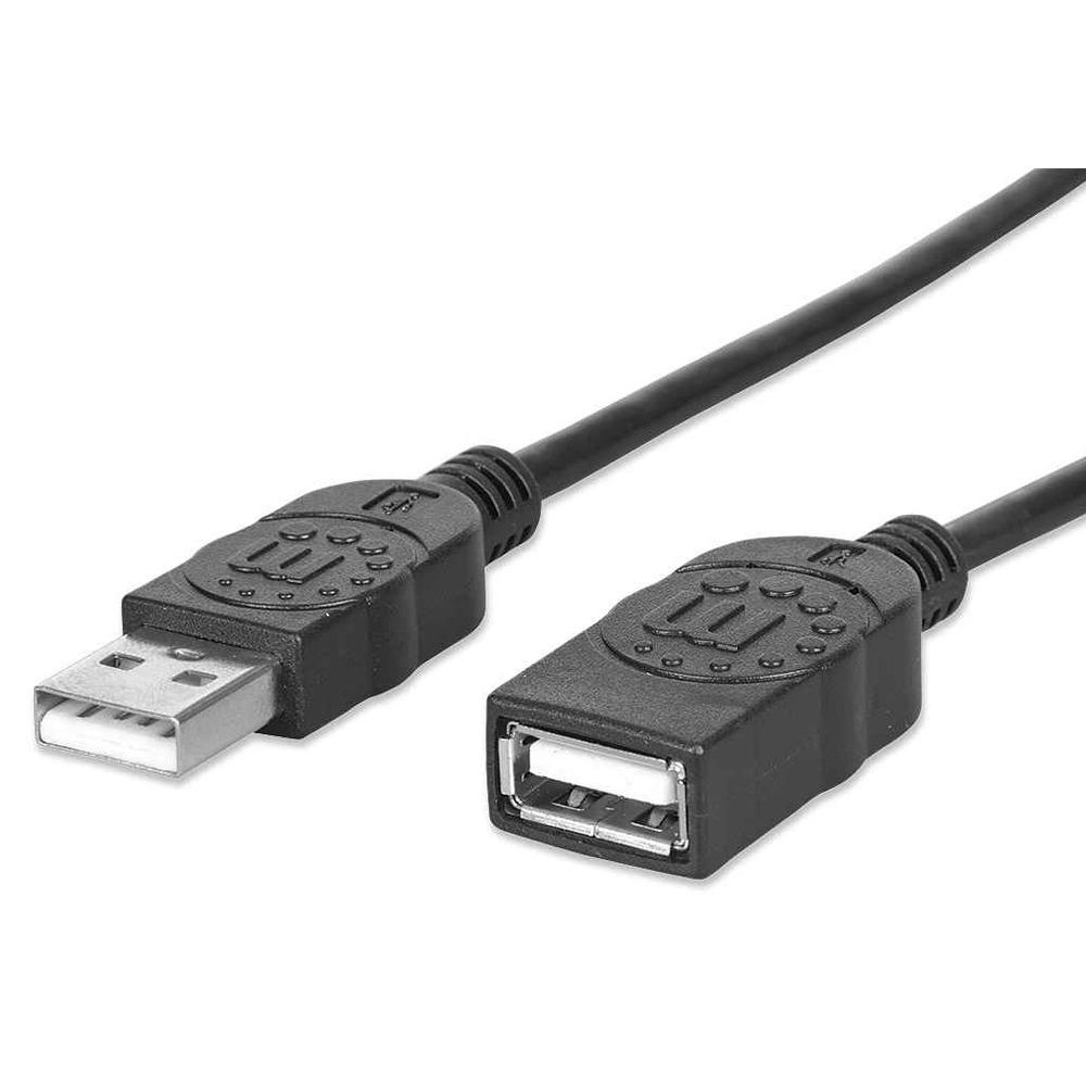 Manhattan 393850 Hi-Speed USB Extension Cable A Male / A Female - 3M (10 ft.) - Black-13