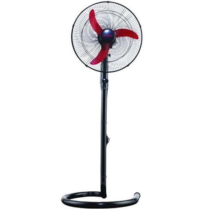 Fresh Al Shabah Stand fan 18 inch With Remote Control 3 Speed and 3 Blades - Black-3