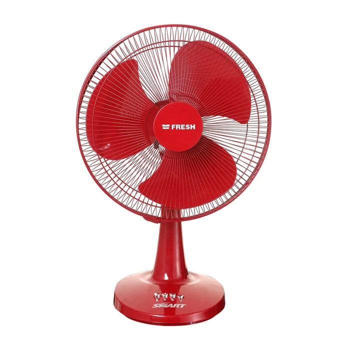 Fresh Fan Desk Smart 16 Inch With 3 Speed and 3 Blades - Red-11