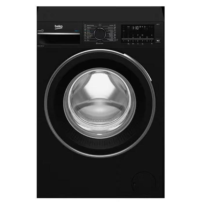 Beko Washing Machine 10kg Front Loading Digital Inverter Steam Bluetooth 1600RPM - Black - B3WFU501040BCI-6