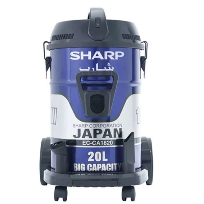 Sharp Pail Can Vacuum Cleaner 1800 Watt - Cloth Filter - Blue - EC-CA1820-X-8