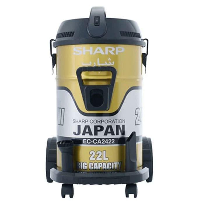 Sharp Pail Can Vacuum Cleaner 2400 Watt - Cloth Filter - Gold - EC-CA2422-X-7