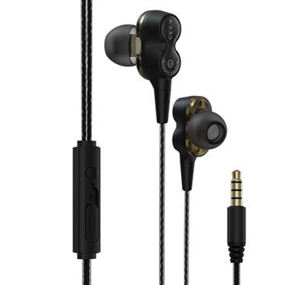 Devia Smart Series Dual Wired Earphone 3.5mm - Black-4
