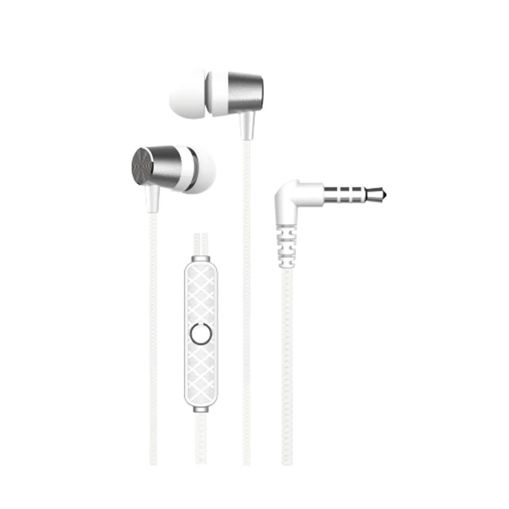 Devia EM103 Kintone Series Metal Earphone 3.5mm - White-10