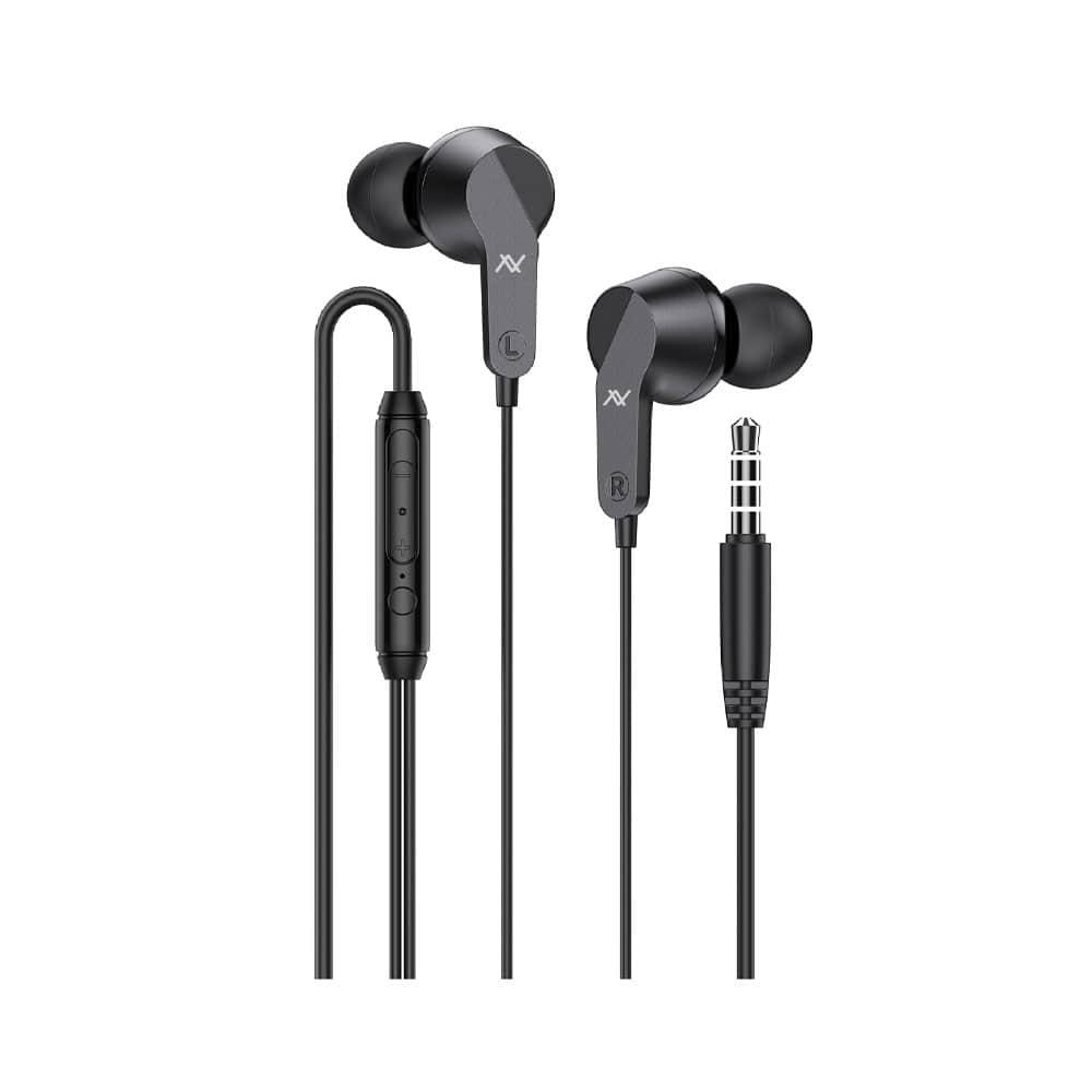 L'avvento Wired Earphone With Mic And Volume Control 3.5mm - Black-12