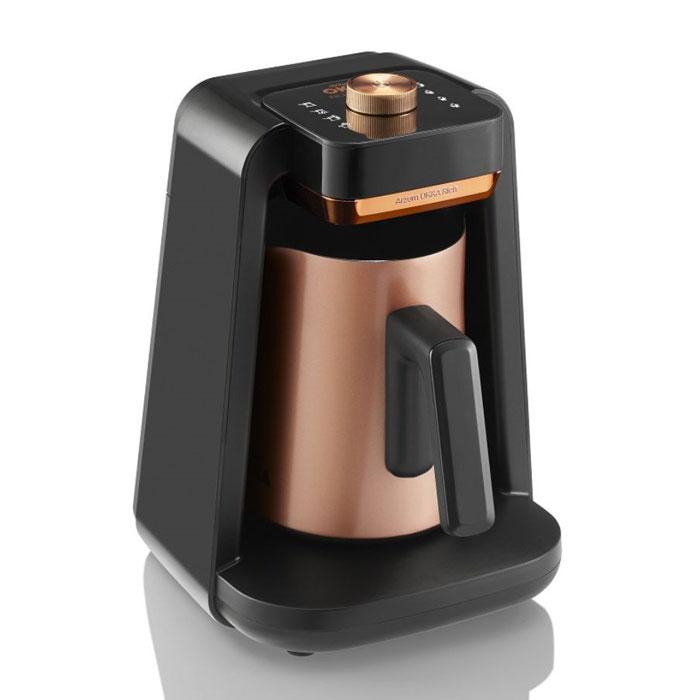Okka Rich Spin Pro Coffee Machine - Black x Copper - Ok0026-16643-4