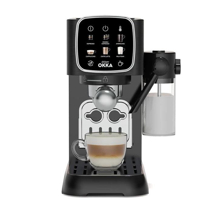 Arzum Okka Solo M Semi-Automatic Espresso Machine - OK0032/500 - Black*Silver-11