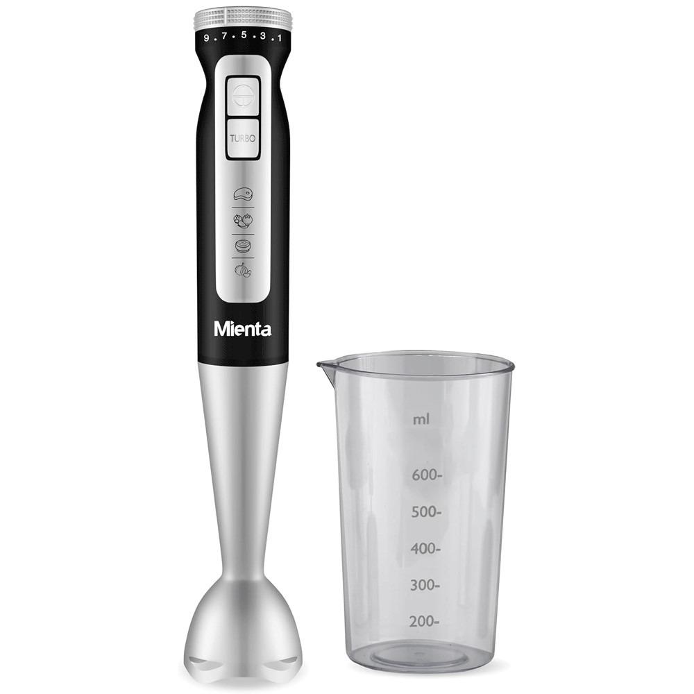 Mienta Turbo Plus Hand Blender - 600ml - 1000 Watt - Black - HB111338A-19