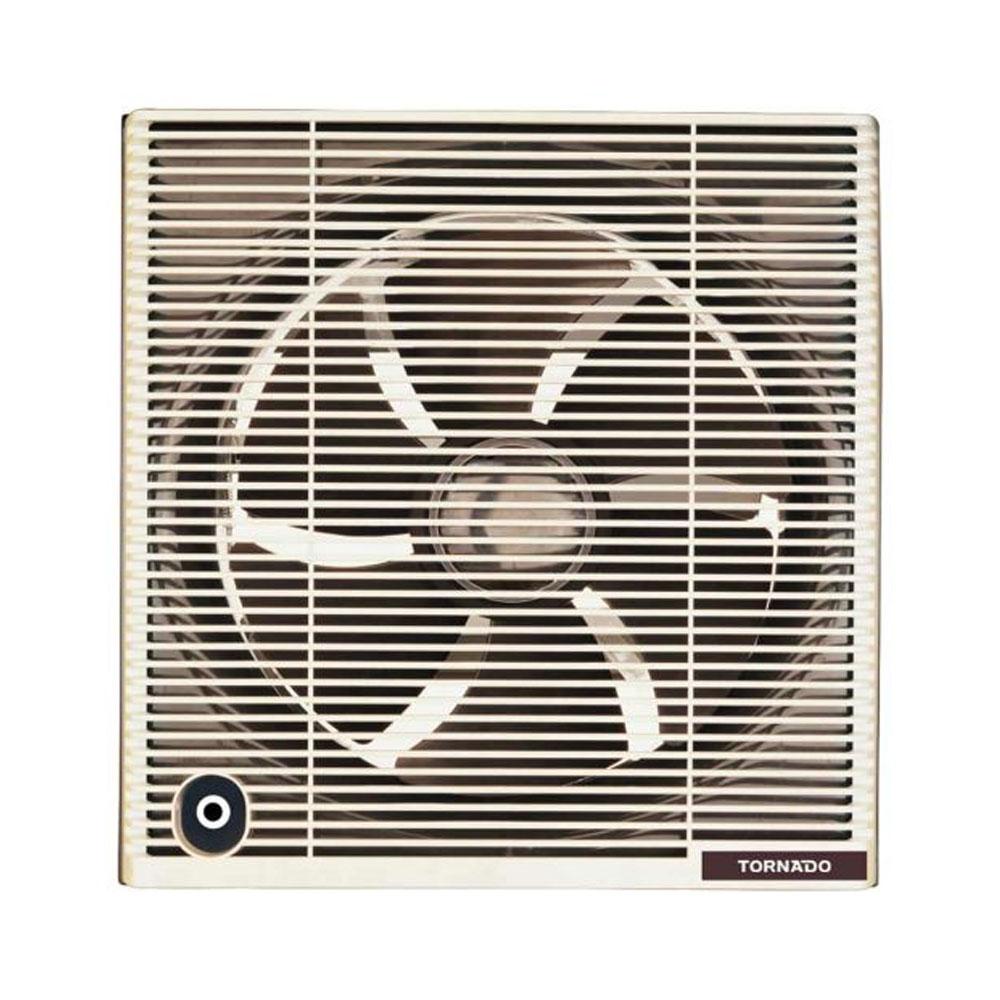 Tornado Bathroom Ventilating Fan 25 CM Privacy Grid - Creamy - TVS-25CM-15