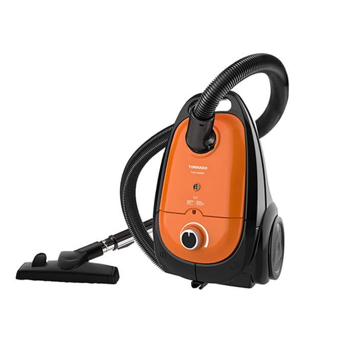 Tornado Vacuum Cleaner 1600 Watt - AntiBacteria Filter Orange - TVC160SO-6
