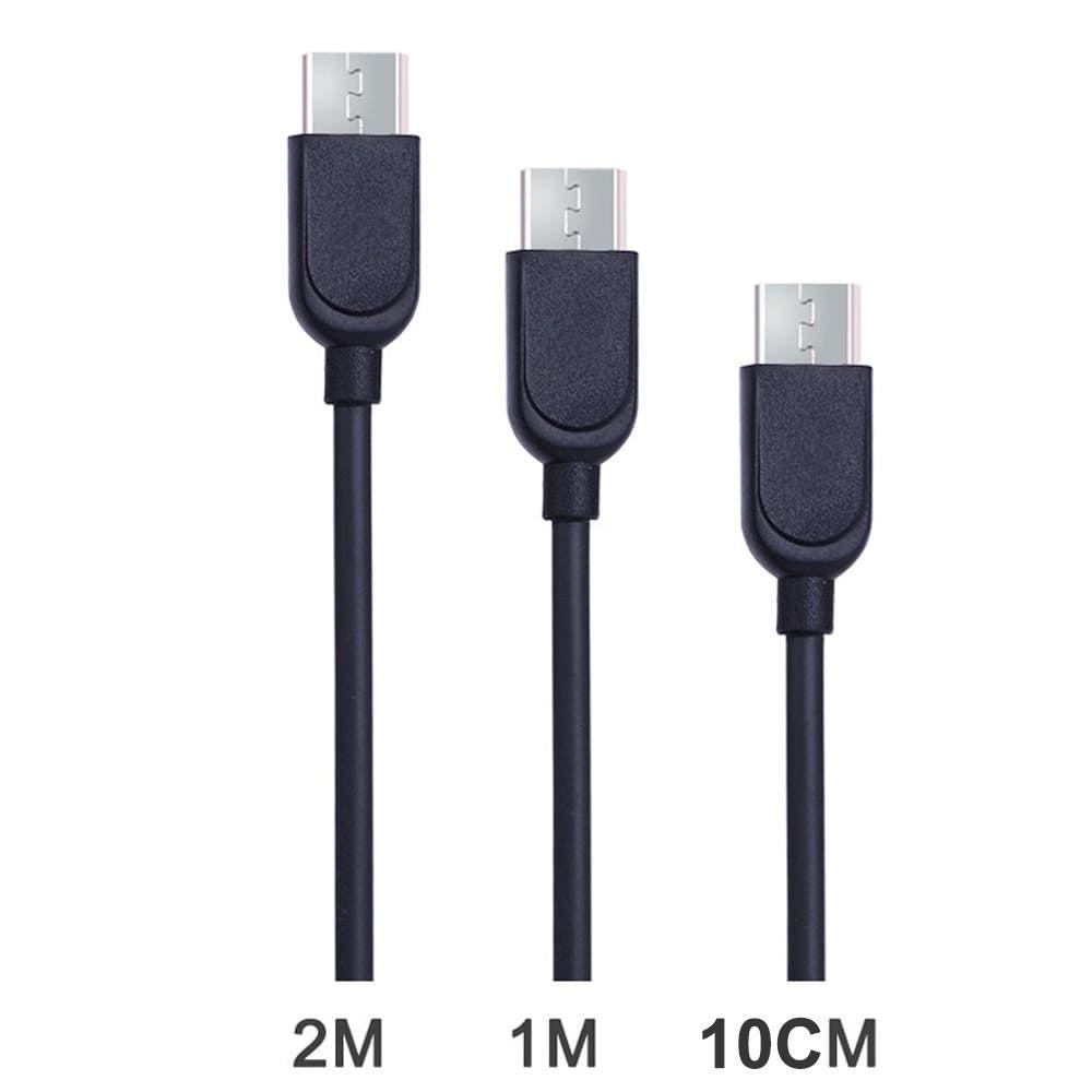 L'AVVENTO (MP027) 3 Pack Micro USB Cable to USB (1M - 2M - 10CM) - Black -15