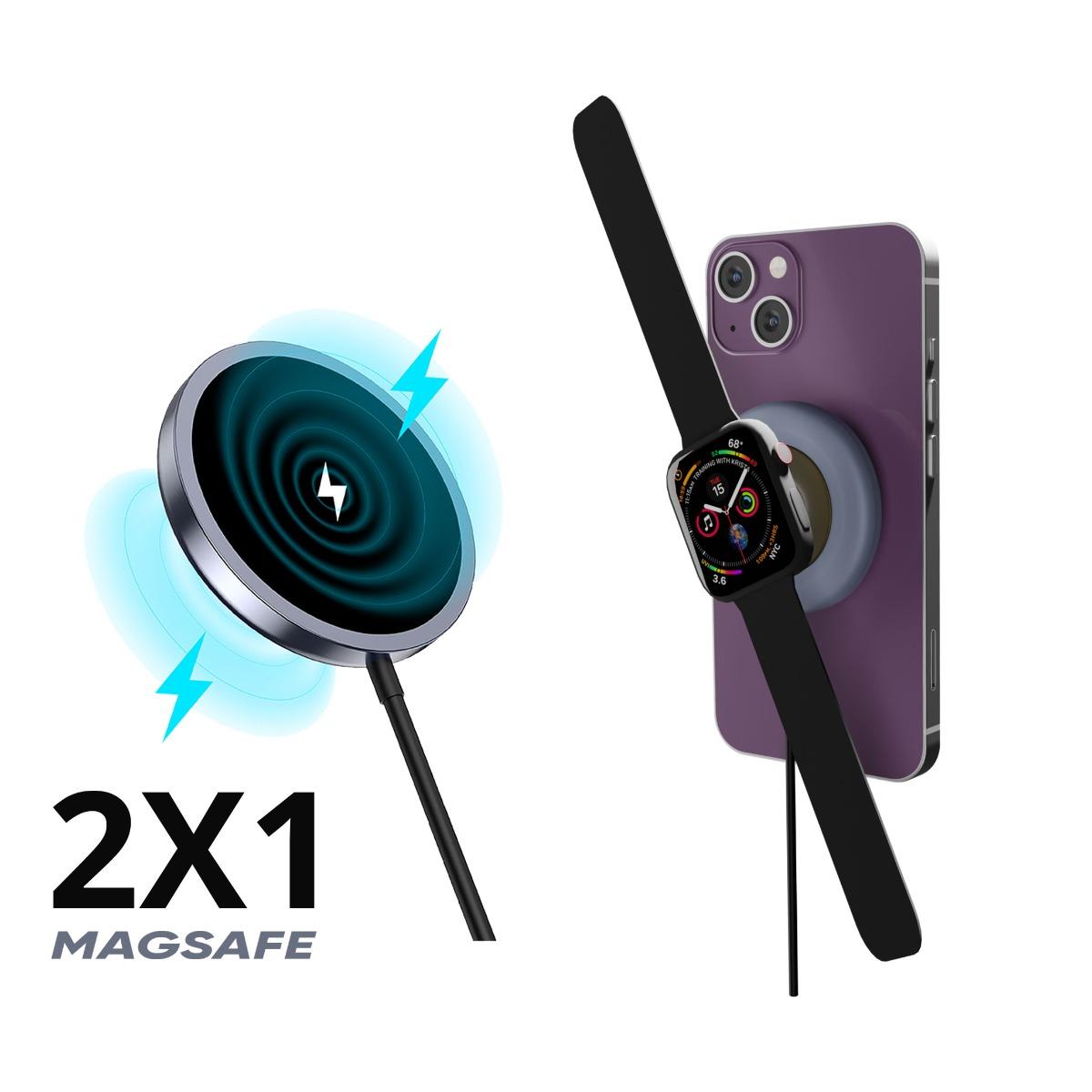 L'AVVENTO (MP444) 2 in 1 Double Sided Magnetic Charger - 15W-12