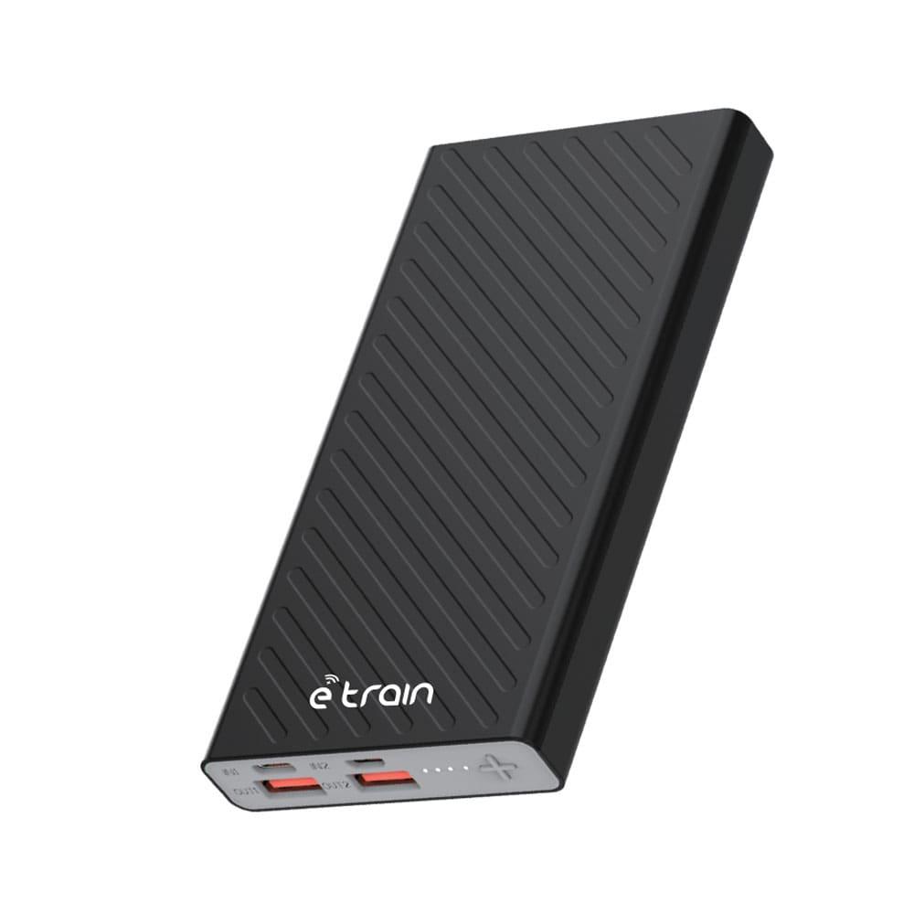 E-train (MP510) Power Bank 10,000 Mah, Dual Input &amp; Output Total power 10.5W - Black-12