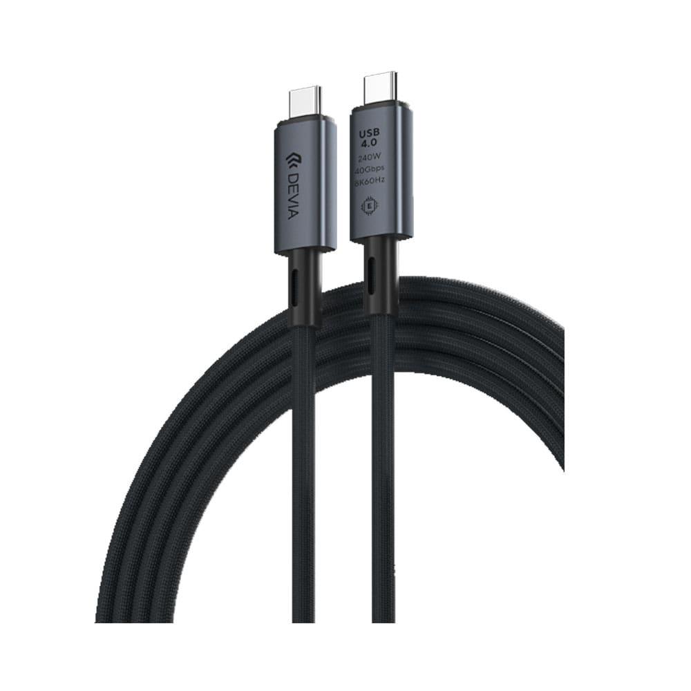 DEVIA EC641 Extreme Speed Series USB4.0 Full Functional Cable 40GB 240W, 8K 60HZ 1M - Black-17