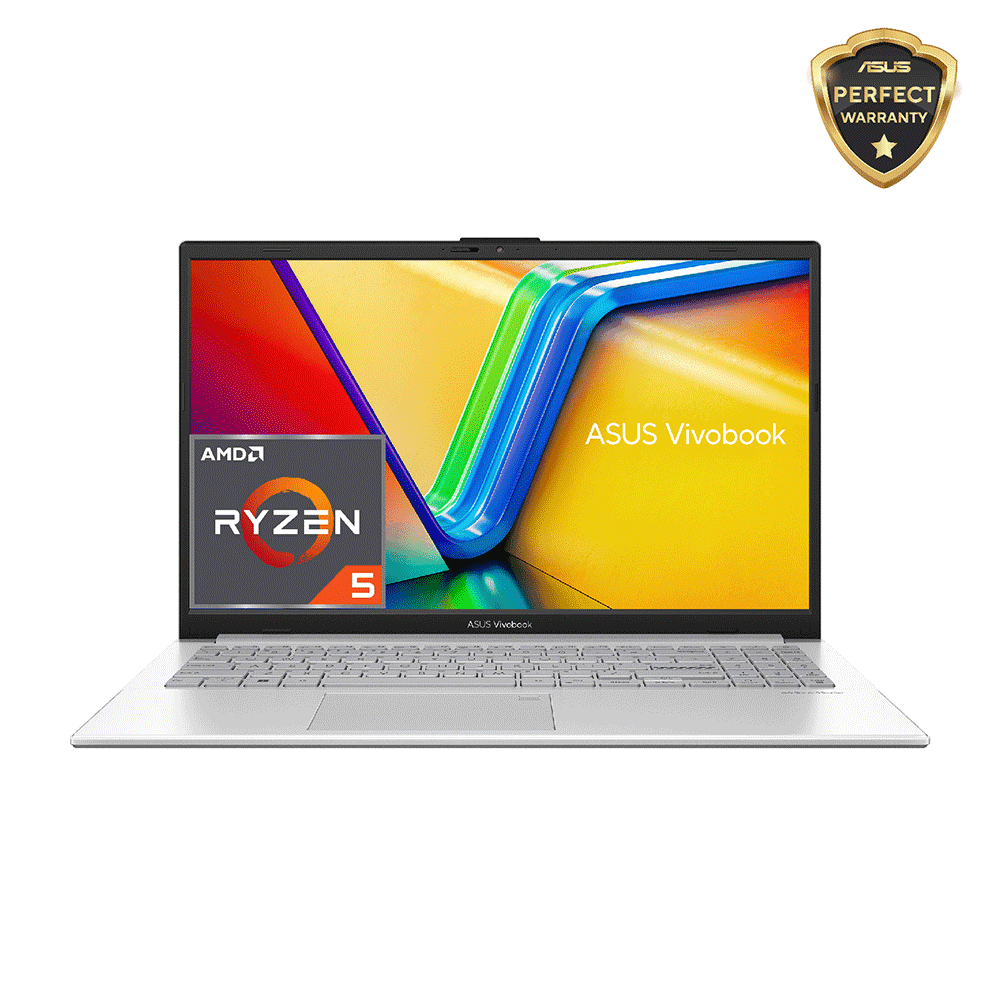 ASUS Vivobook Go 15 E1504FA-NJ005W Laptop - AMD Ryzen R5-7520U - 8GB - 512GB SSD - AMD Radeon Graphics - 15.6'' FHD - Win11 - Cool Silver-4