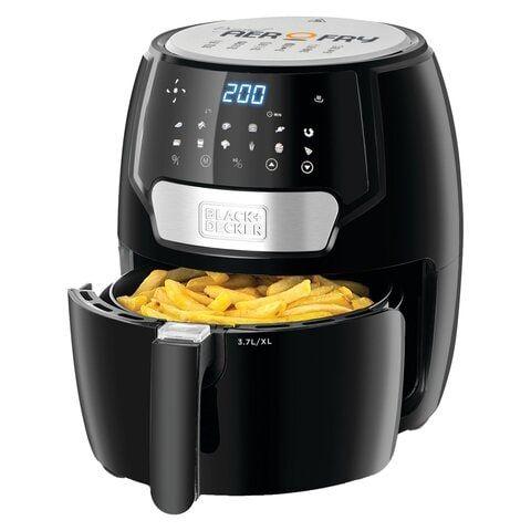 Black & Decker | Digital Air Fryer, 3.7 Liter, 1500 Watt - Black, AF4037-B5-3