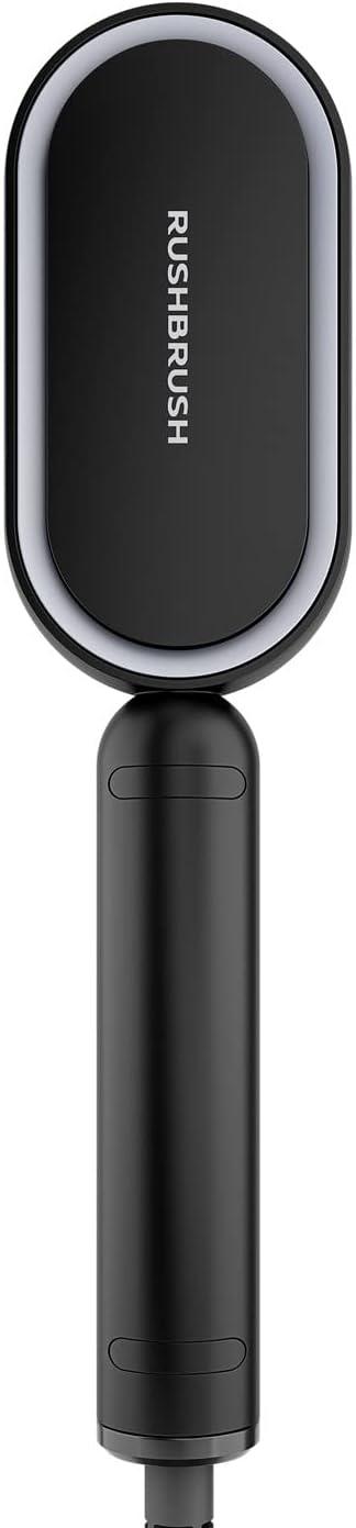 Rush Brush S3 Lite Black,ion tec, 230C, Tourmaline Comb,-1