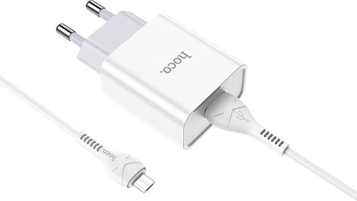  HOCO C81A Asombroso single port charger set-Micro-EU- white -1
