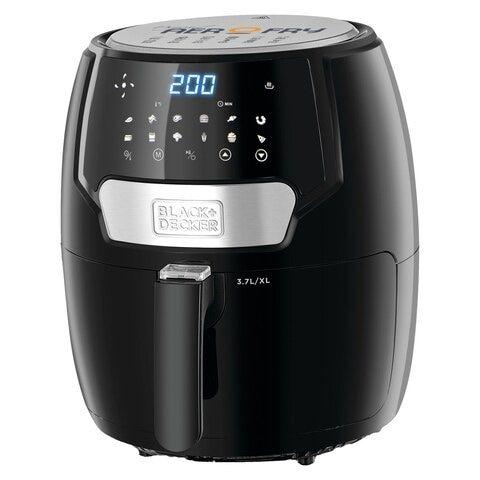 Black & Decker | Digital Air Fryer, 3.7 Liter, 1500 Watt - Black, AF4037-B5-1