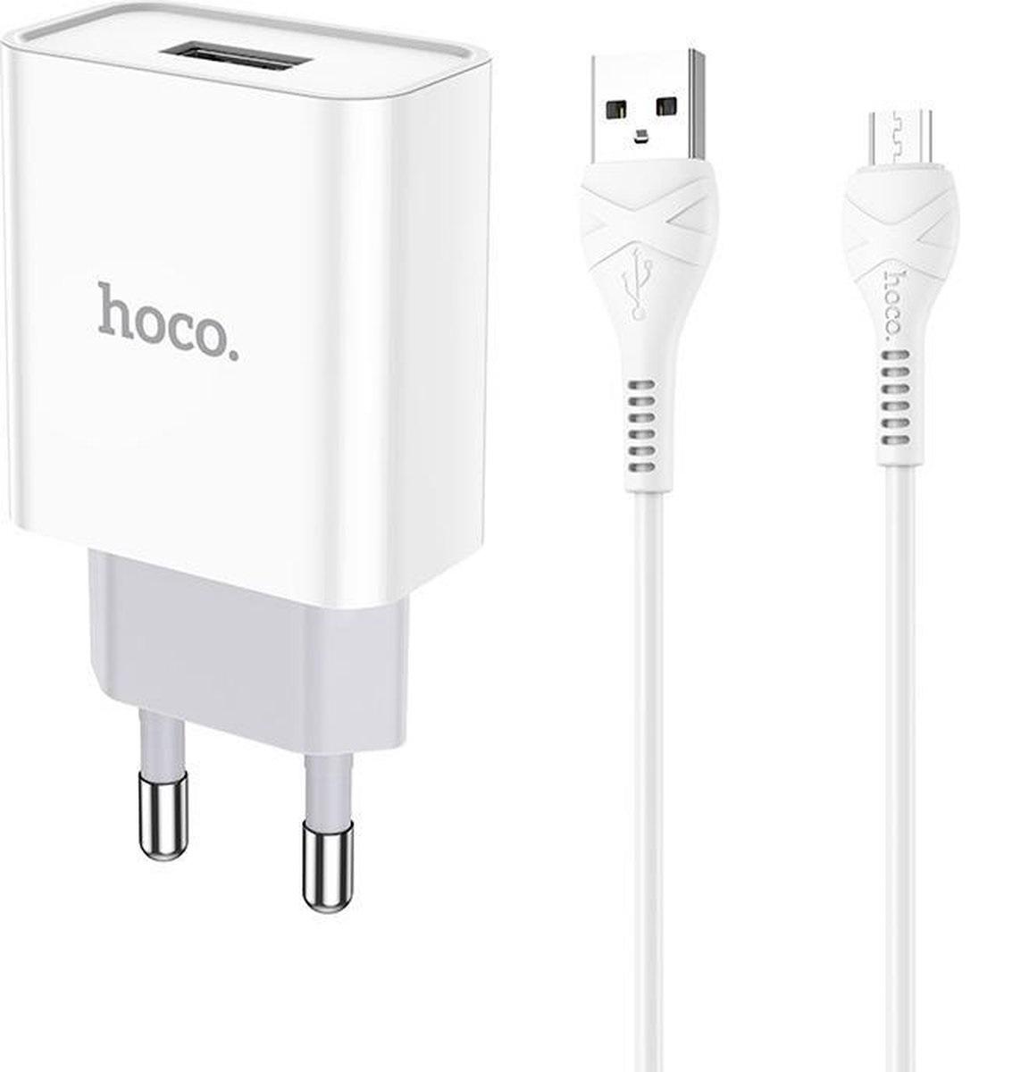  HOCO C81A Asombroso single port charger set-Micro-EU- white -14