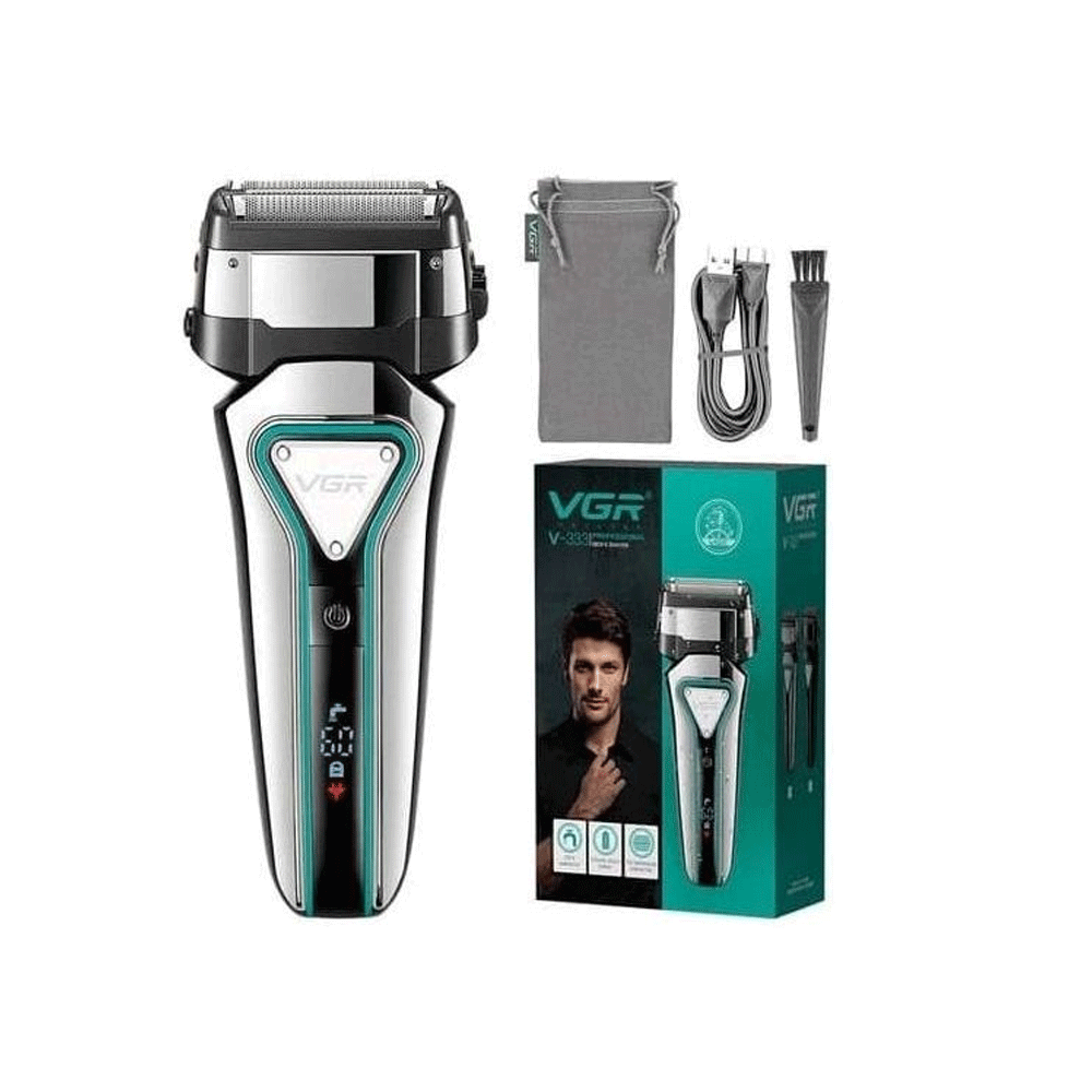 VGR Hair Shaver Rechargeable - Multi-Color - Model V-333-13