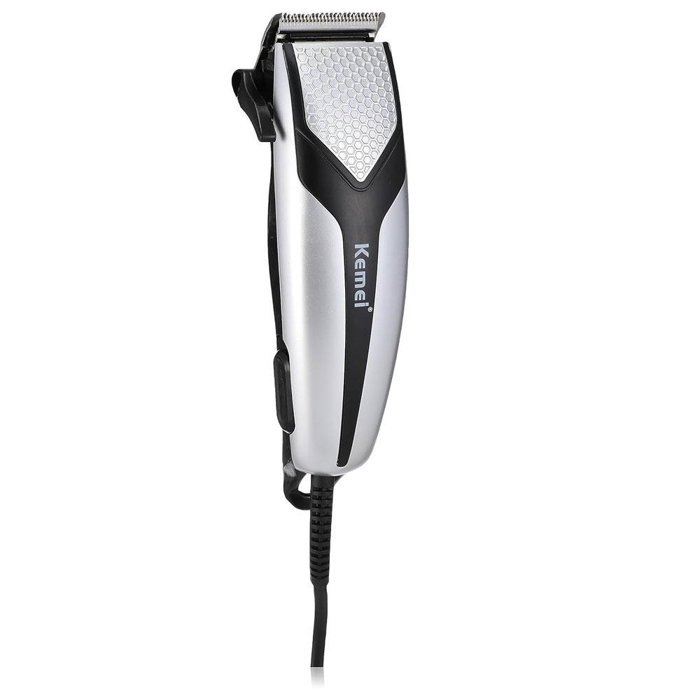Kemei Hair Trimmer Dry For Men Stainless Steel - Grey - KM-4640-17