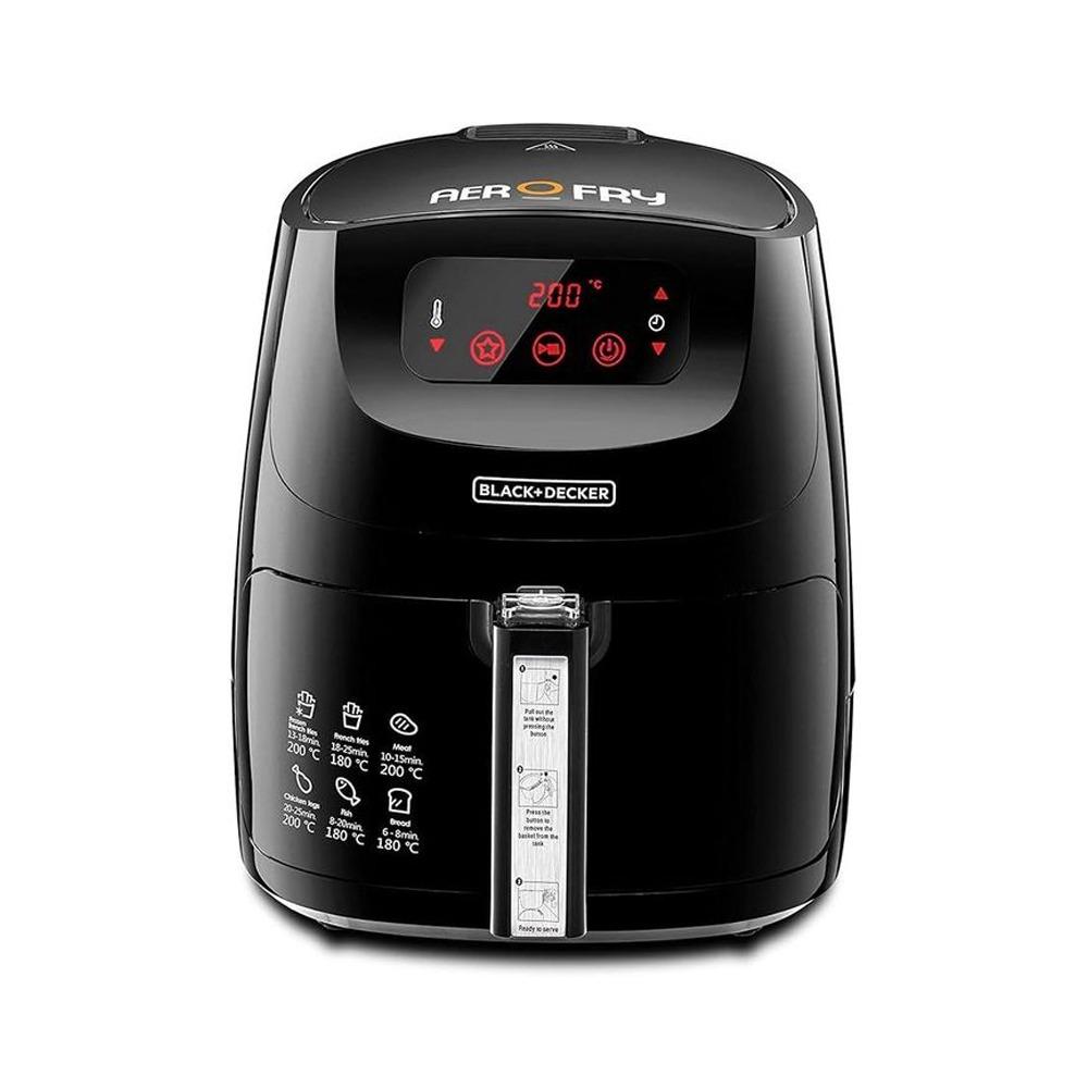 Black&Decker Air Fryer 5 Liter - 1500 Watt Black - AF600B5-7