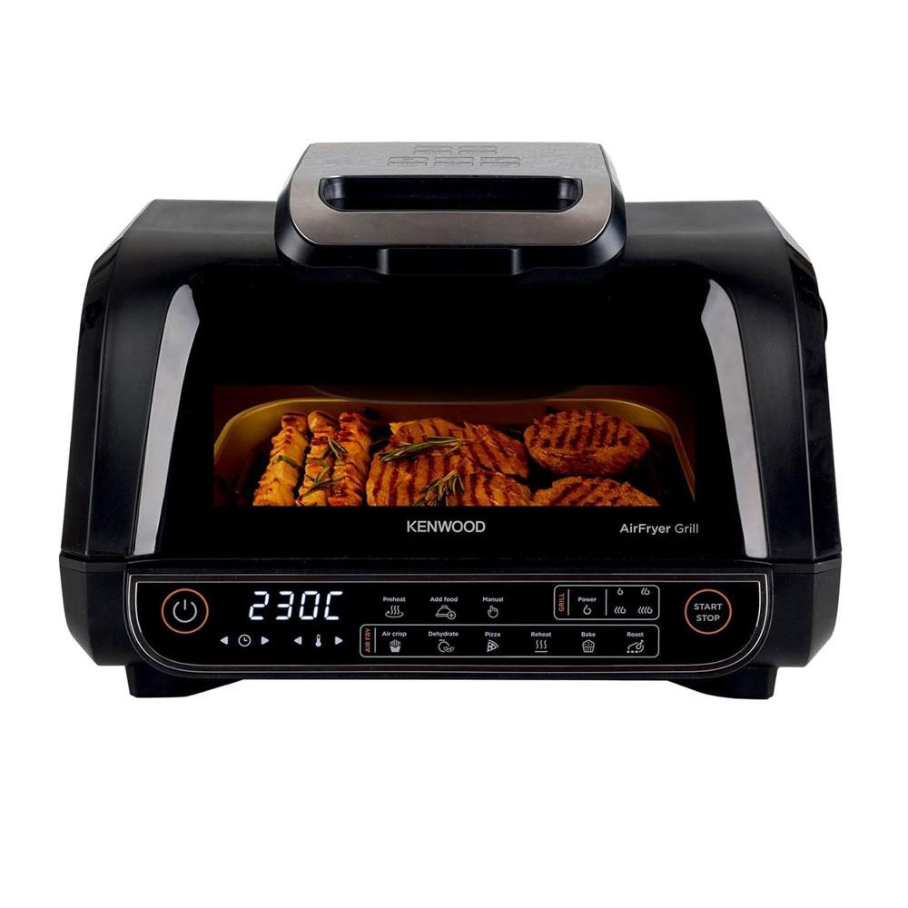 Kenwood Grill Air Fryer 2-in-1 (Air Fryer * Grill) With XXXL Basket 8Liter - 1700 Watt - 4 Grill Levels - 8 Preset Functions - Black - GHF40.000BK-6