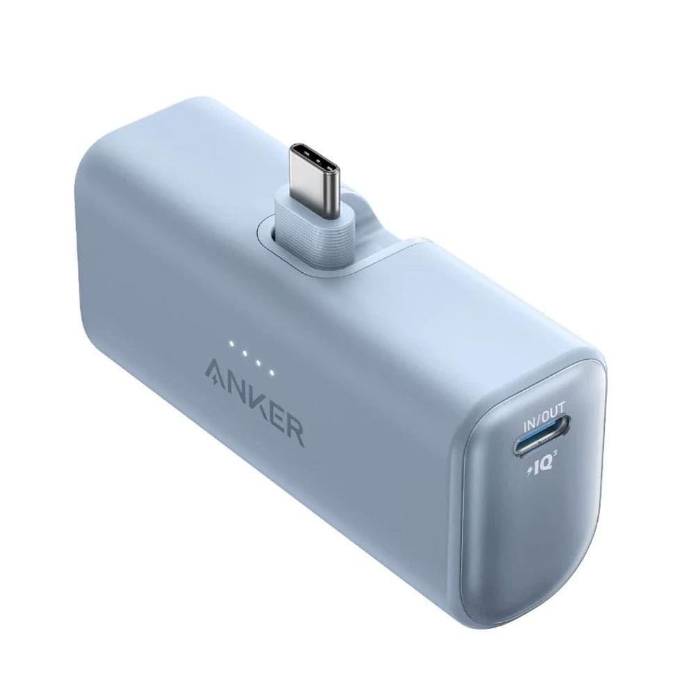 Anker Nano Power Bank 5000mAh 22.5W Built-In USB-C Connector A1653H31 - Blue -7