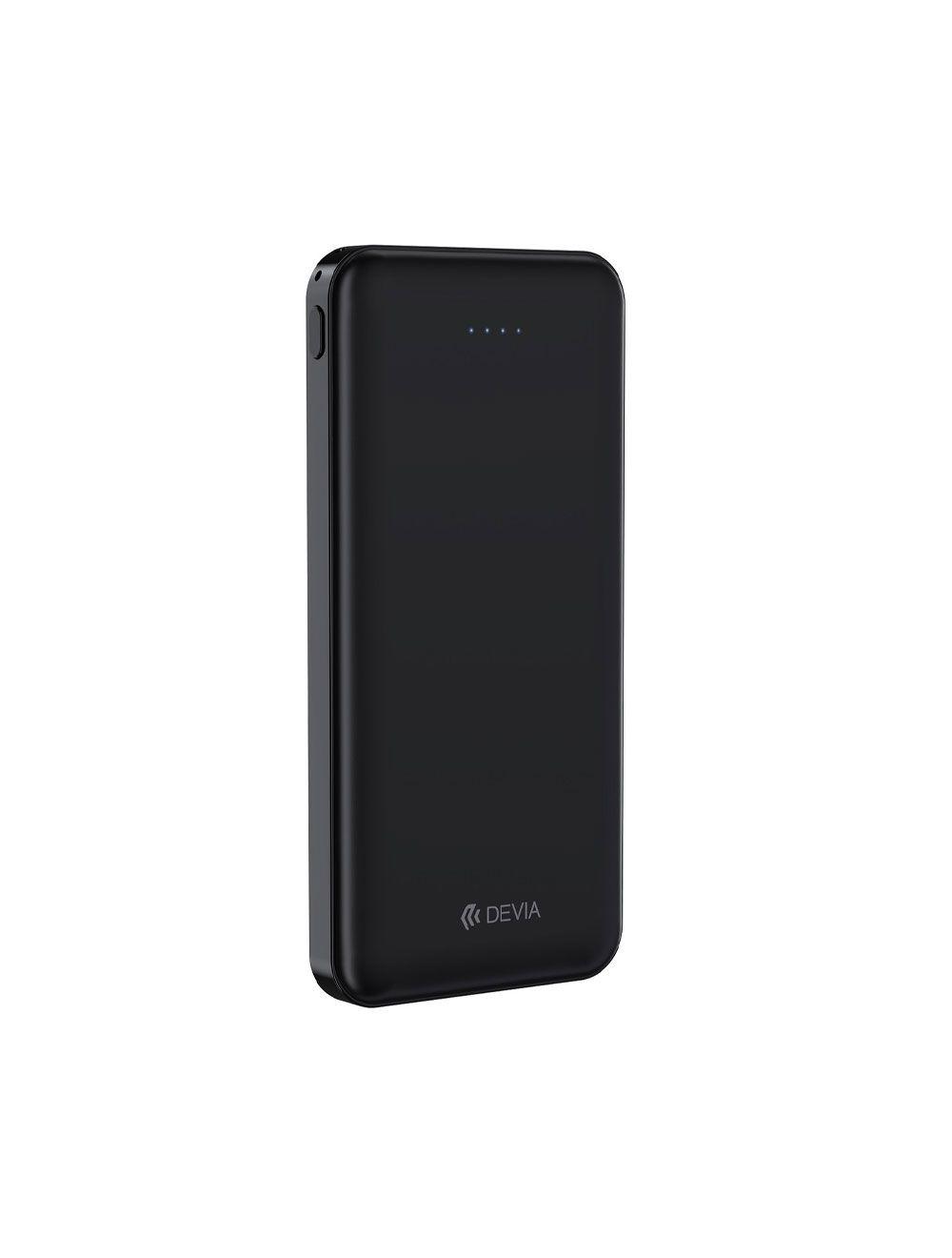 Devia EP095 Kintone Series Power Bank 10000mAh Dual Input & Output Input Micro 5V 2A Type-C 5V 2A Output 5V 2A Included 30cm Micro Cable - Black-5