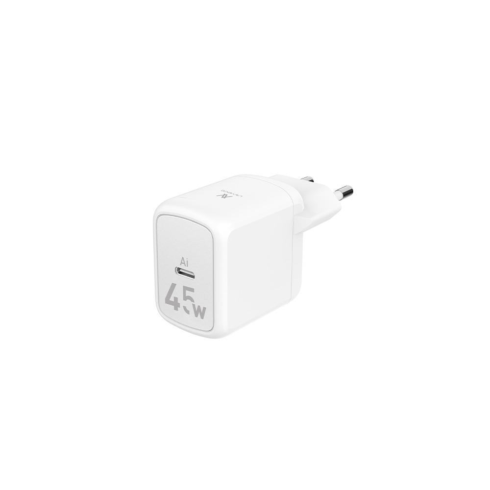 L'AVVENTO (MP545) Mini GaN 45W Power Adapter with USB-C Cable 1M - White-16