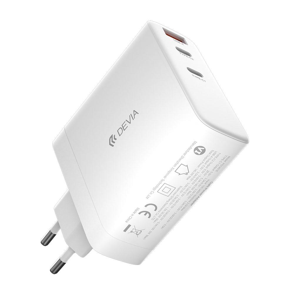 Devia Extreme Speed Series PD 140W 2C+A Gan Charger EU - White-11