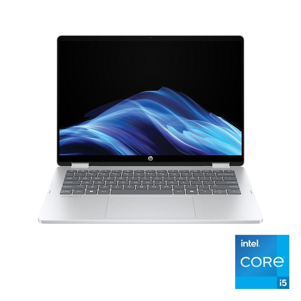 HP OmniBook 5 Flip 14-fp0004ne Laptop - Intel® Core™ i5-1334U - 8GB - 1TB SSD - Intel® Iris Xe Graphics - 14" Touch 2K - Win11 - Glacier Silver -14